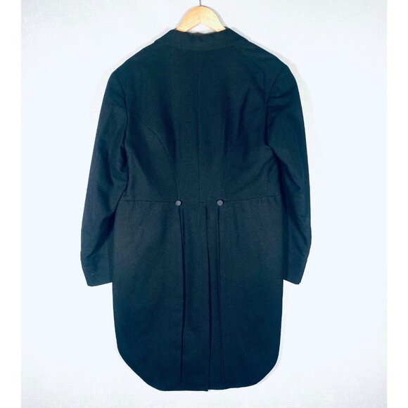 Vintage Brooks Brothers Jacket Mens 40 Black Wool Double Breasted Coat Circus - Picture 7 of 14